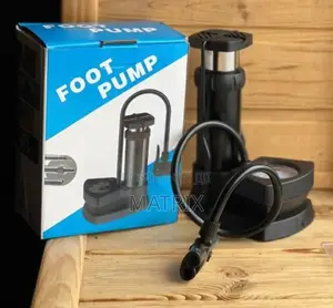 Foot Activated Floor Pump With Gauge Bicycle Air Pump