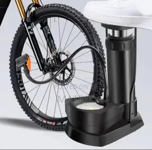 Foot Activated Floor Pump With Gauge Bicycle Air Pump