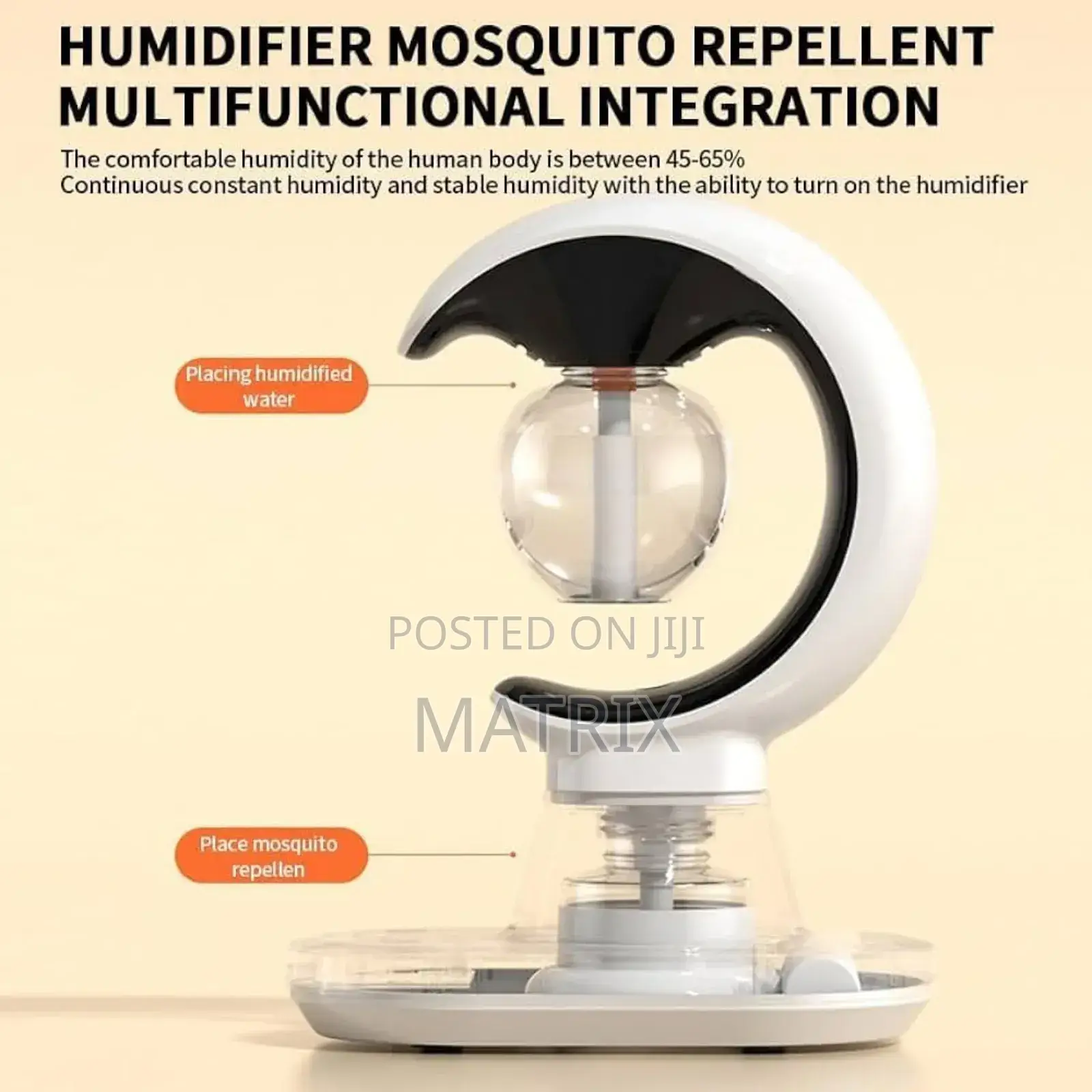 3-in-1 Multifunctional Mosquito Killer Lamp Humidifier - Color Lights