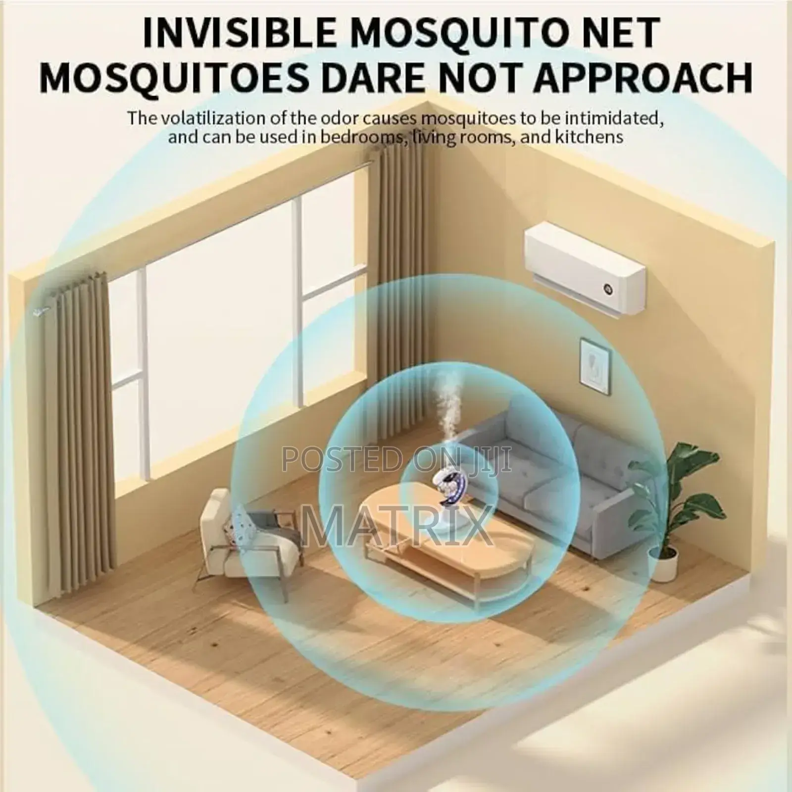 3-in-1 Multifunctional Mosquito Killer Lamp Humidifier - Color Lights