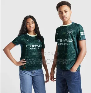 Puma Manchester City Fc 25/26 Fourth Jersey for Men in Green Terrain.