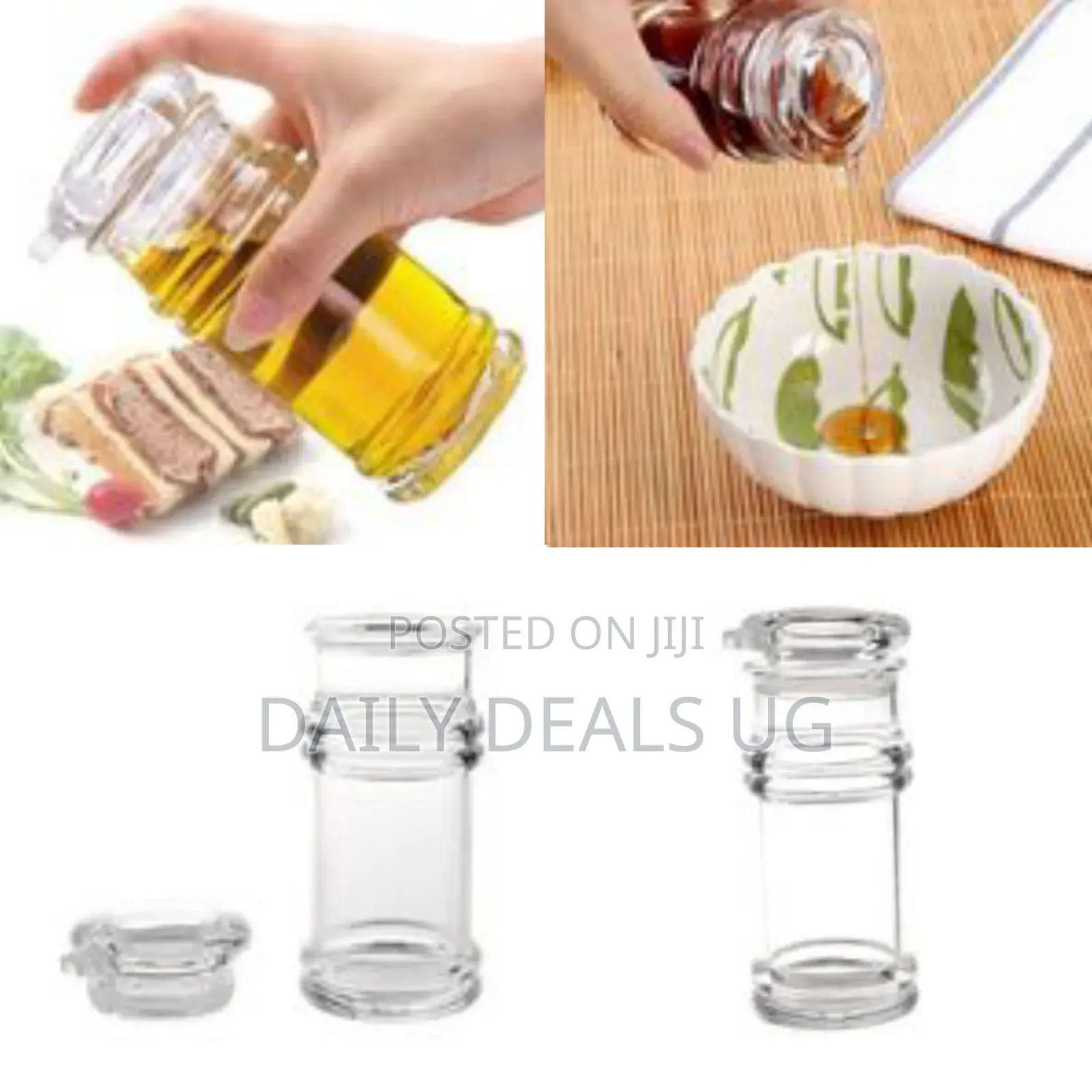 Acrylic Leak-Proof Condiment Seasoning Container Vinegar Oil Bottle