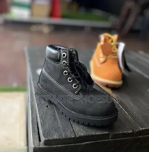Kids Timberland Jungle Boots Black