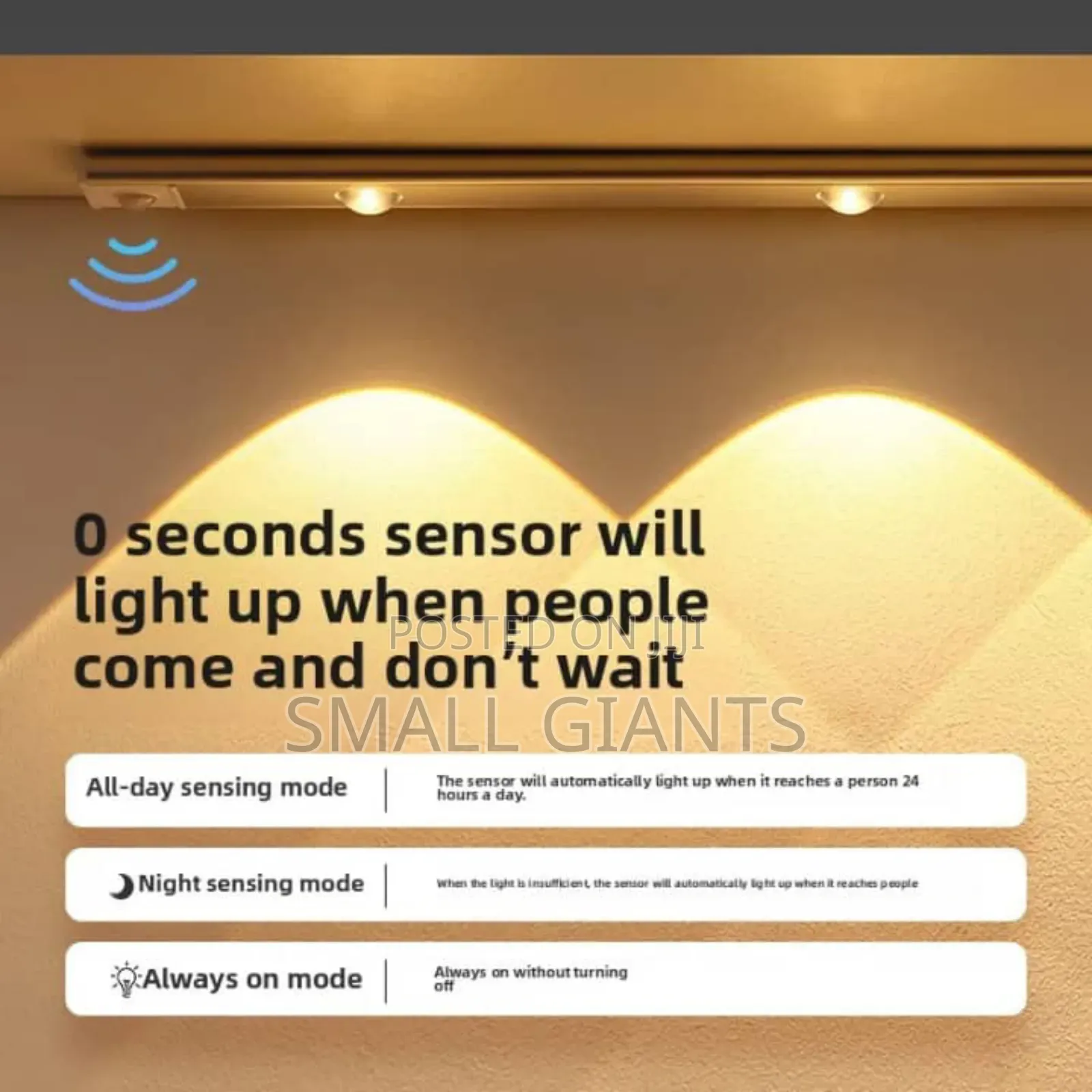Multifunction Rechargeable Self-Adhesive Motion Sensor Light