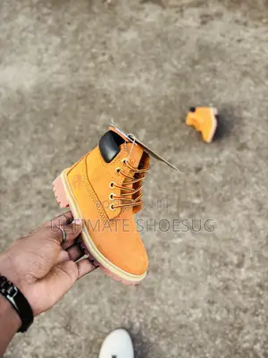 Kids Timberland Leather Jungle Boots