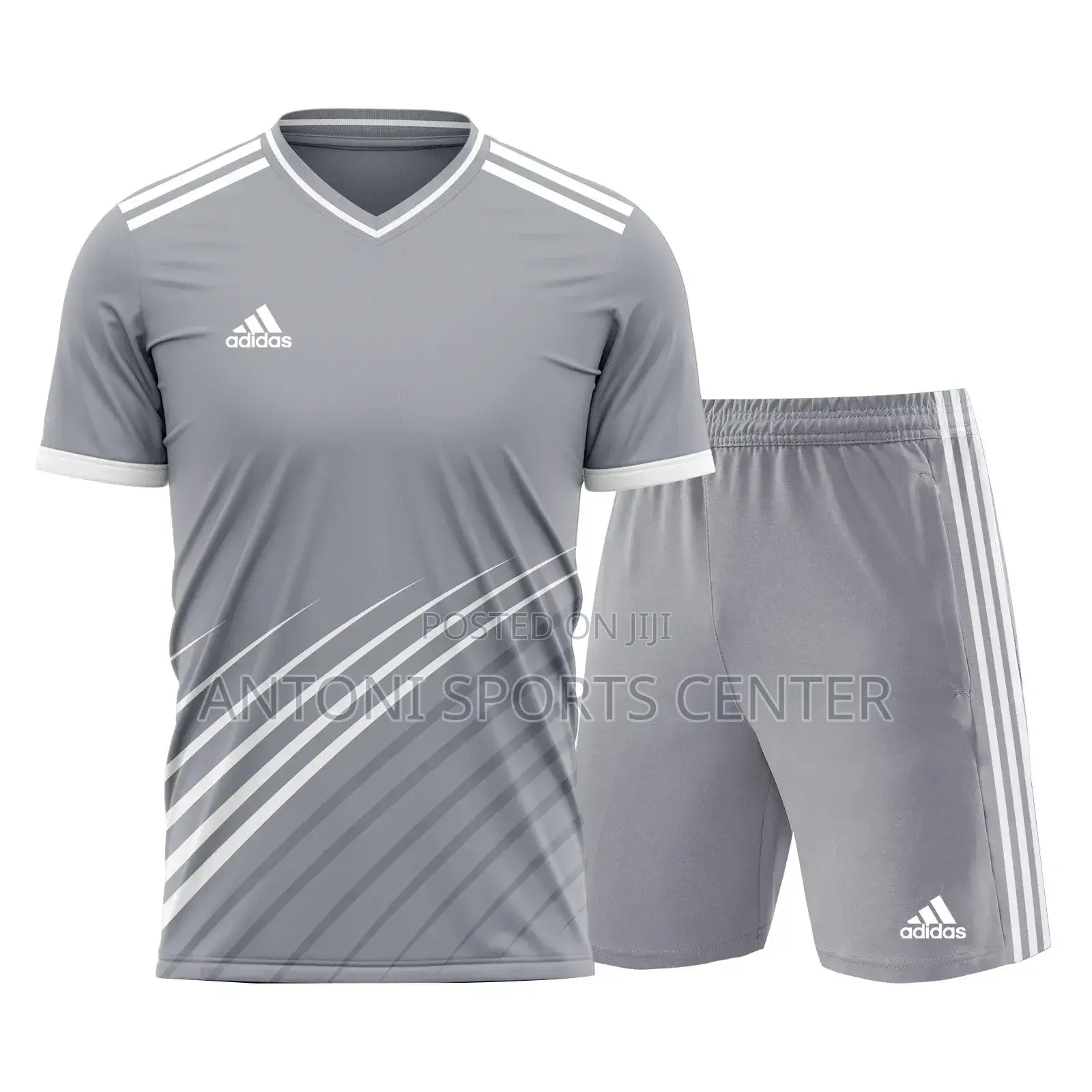 Gray and Light Blue Color Plain Jerseys