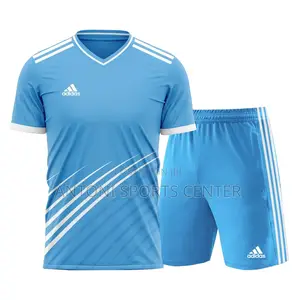 Gray and Light Blue Color Plain Jerseys