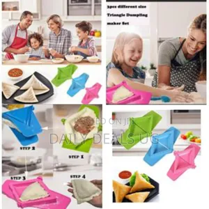 3 Piece of Triangle Hinged Mould Press for Samosa Ravioli Dumpling Pie