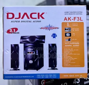 Djack Ac&Dc 3.1, Bluetooth Home Woofer Speaker System - Black