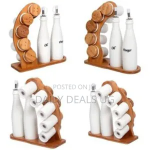 Vellex New Modern Spice Containers Pepper Box Salt Shaker Condiment