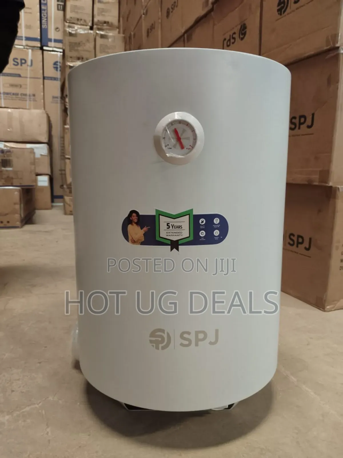 50l Spj Electric Water Heater - White