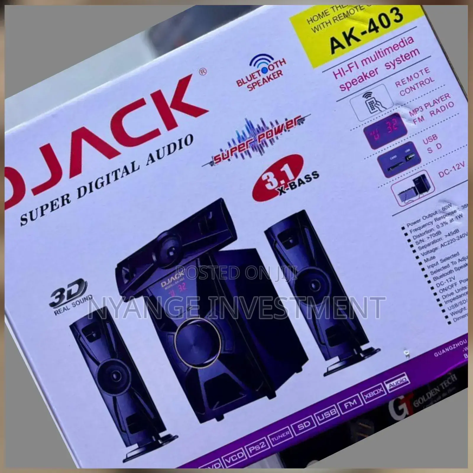 Djack Bluetooth Speaker Ak-403 Model