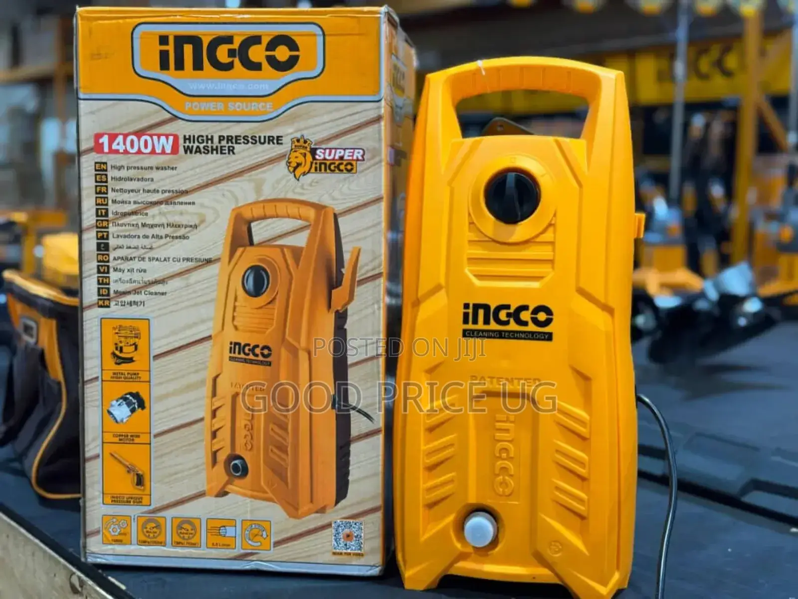 Ingco 1400 Watts High Pressure Washer