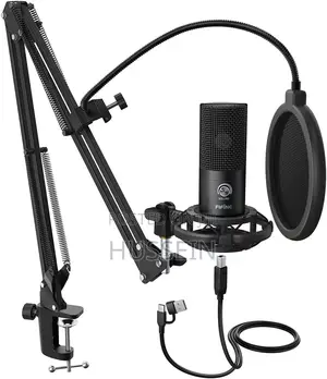 Fifine Studio Condenser Usb Microphone Computer Pc Microphone Kit