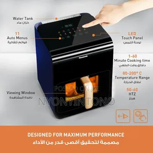 Panasonic 5l Digital Air Fryer 11programs 1450w Nfcc600