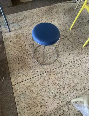 Round Heavy Duty Kitchen Stool With Aluminum Leg Stand