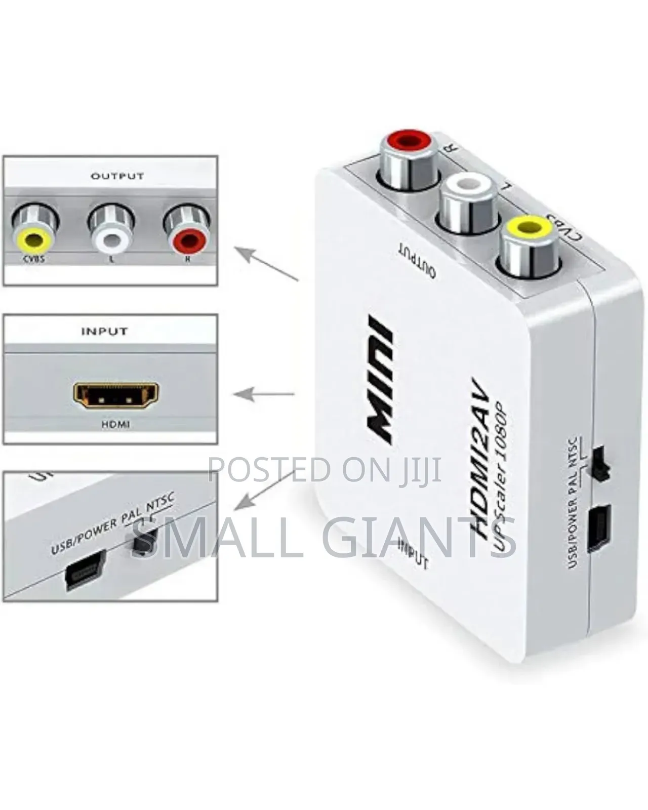 Mini Hdmi2av Video Converter Box