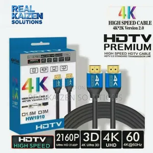 2160p Ultra Hd HDTV Premium High Speed HDTV Cable 15m