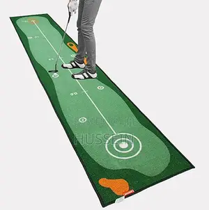 Azonee Indoor Golf Golf Practice Carpet With Alignment Training