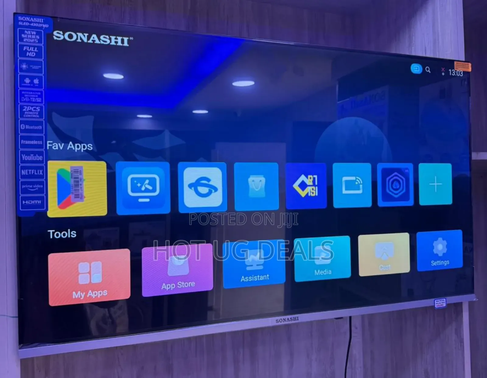 Sonashi 43" Full High Definition Smart Android Led Tv