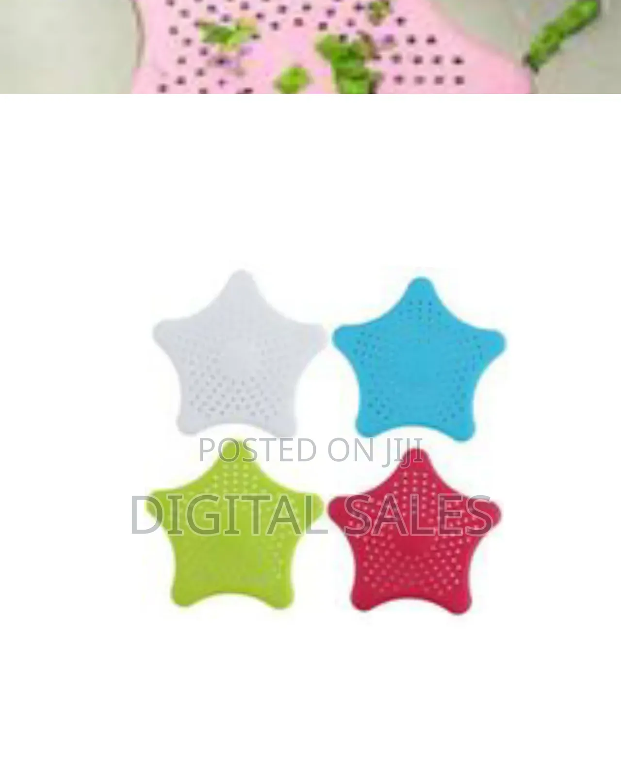 4 Pieces Of Silicone Kitchen Sink Strainer Seastar Type