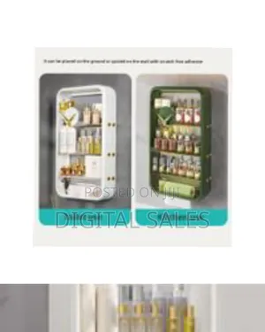Wall-Mounted Storage Rack Kitchen Layered Bathroom Storage Box Hous