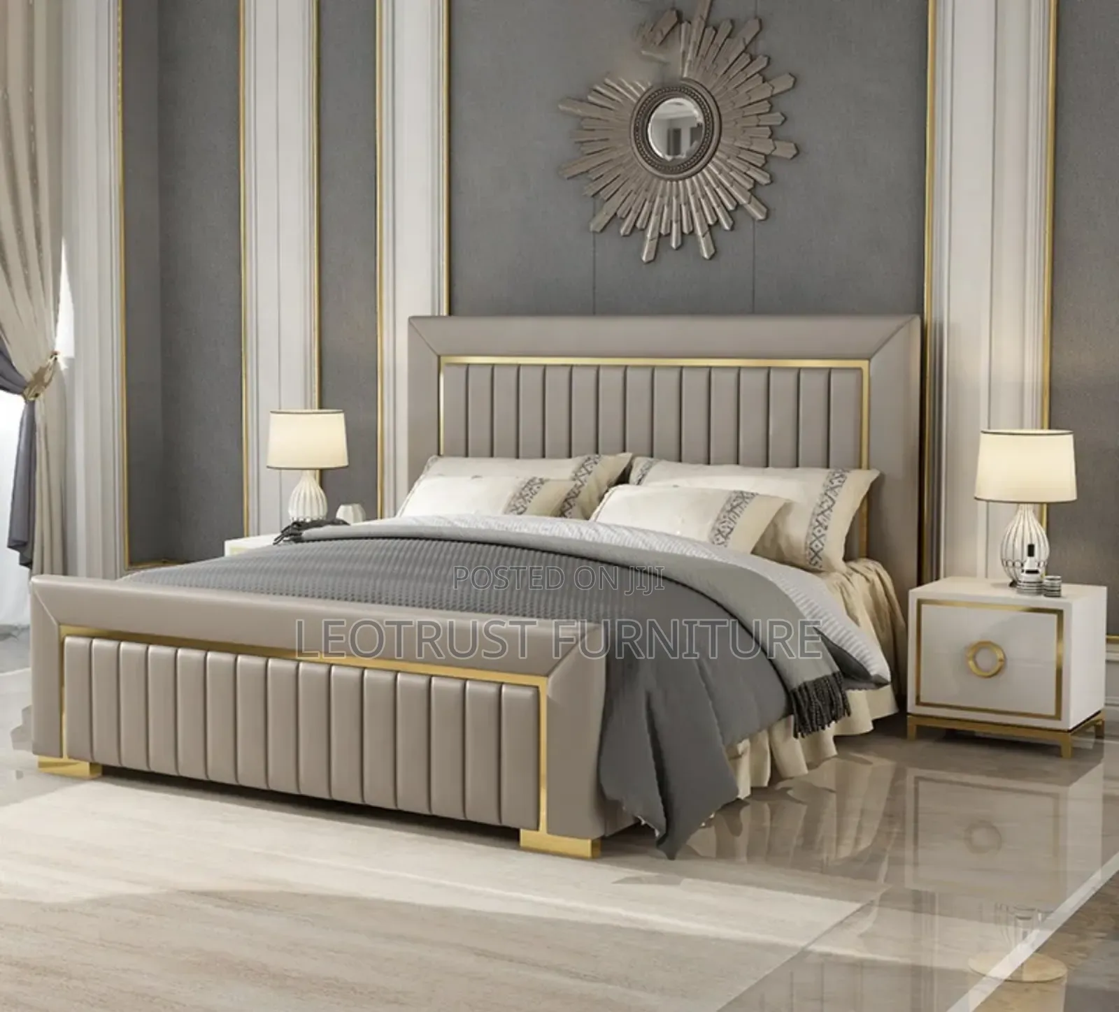 India Bed 5by6 Off-White Color