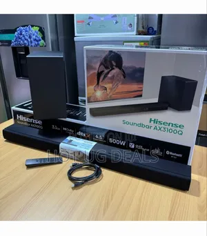 Hisense Ax3100 500w Soundbar With Wireless Subwoofer - Black