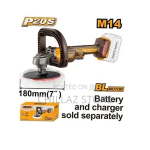 Ingco 20v Lithium M14 Cordless Angle Polisher