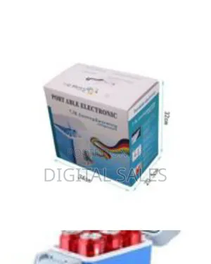 Portable Car Cooling and Warming Refrigerator, 7.5l,Blue