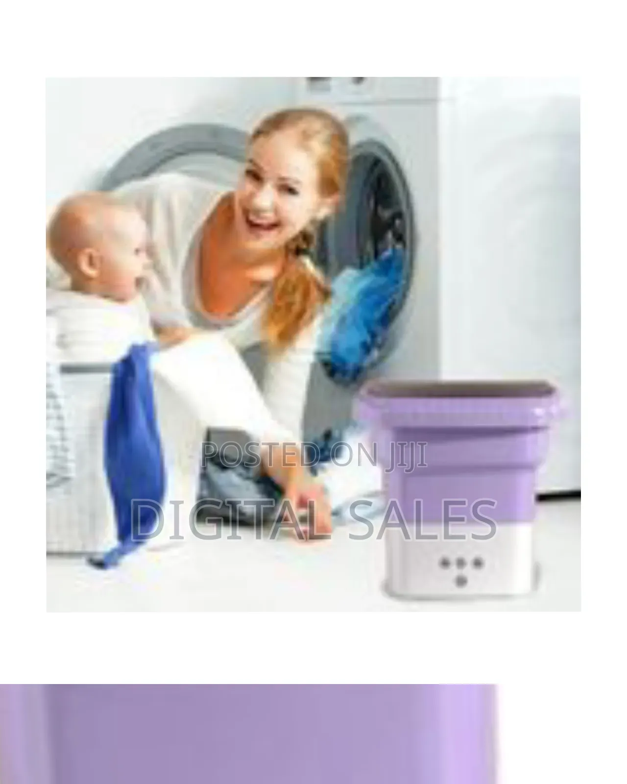 Portable Foldable Washing Machine, High Capacity Mini Washer