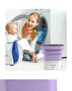 Portable Foldable Washing Machine, High Capacity Mini Washer