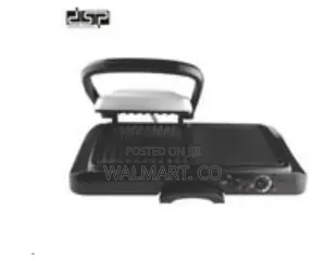 DSP 2 in 1 Electric Grill Portable Nonstick Barbecue Press Machine
