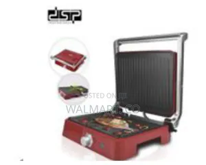 DSP Sandwich Maker Panini Press Contact Grill Machine Red