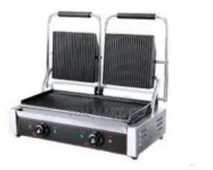 Double Sided Commercial Electric Grill Sandwich Panini Press Grill