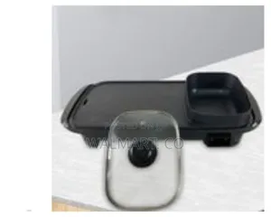 DSP 2 in 1 Electric Grill With Casserole Black