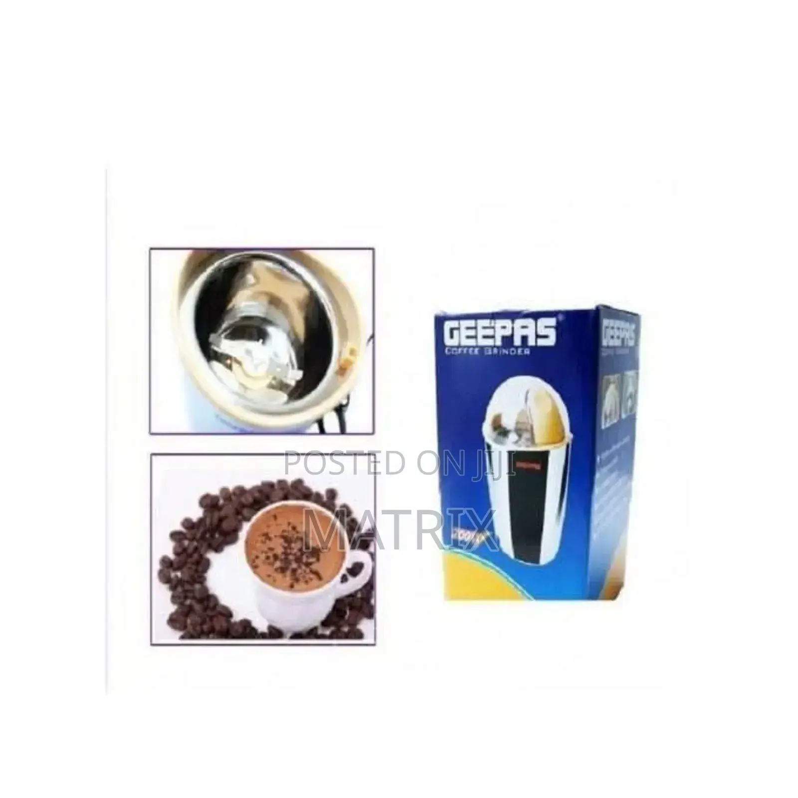 Geepas Grinding Coffee and Nuts Grinder