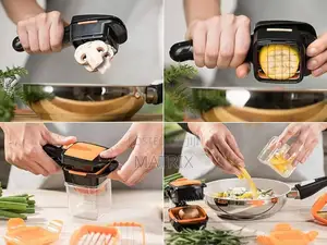 5 In 1 Multifunction Vegetable Cutter Quick Fruit Slicer Aknd Chopper