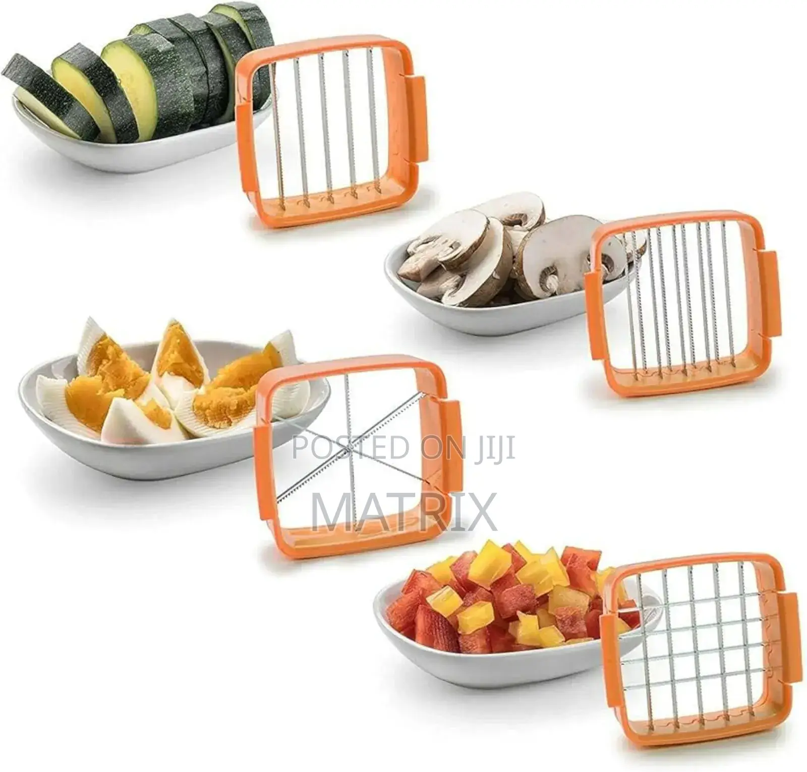 5 In 1 Multifunction Vegetable Cutter Quick Fruit Slicer Aknd Chopper