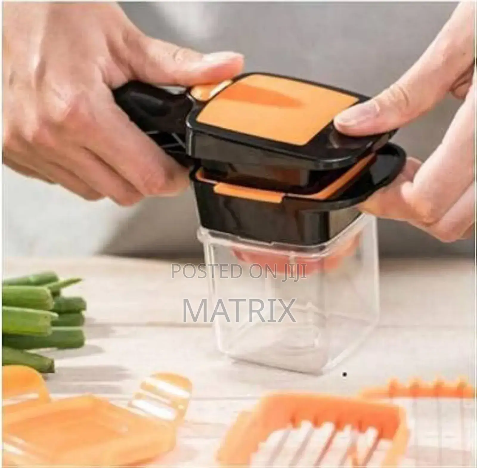 5 In 1 Multifunction Vegetable Cutter Quick Fruit Slicer Aknd Chopper