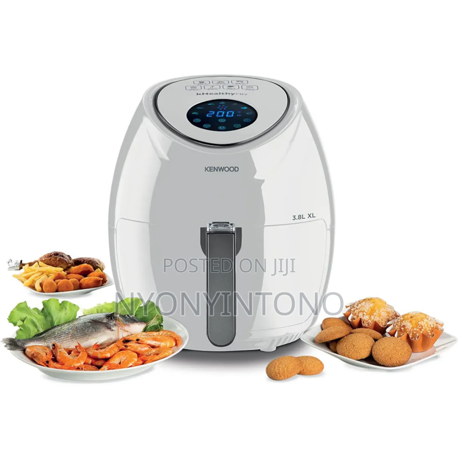 Kenwood 3.8l Airfryer Hfp30wh
