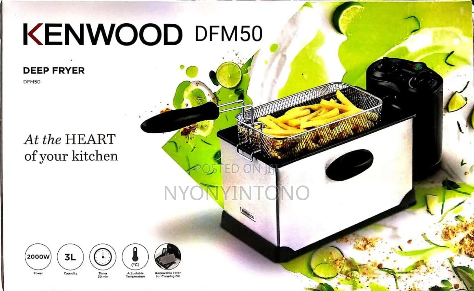 Kenwood 3liters Electric Deepfryer Dfm50