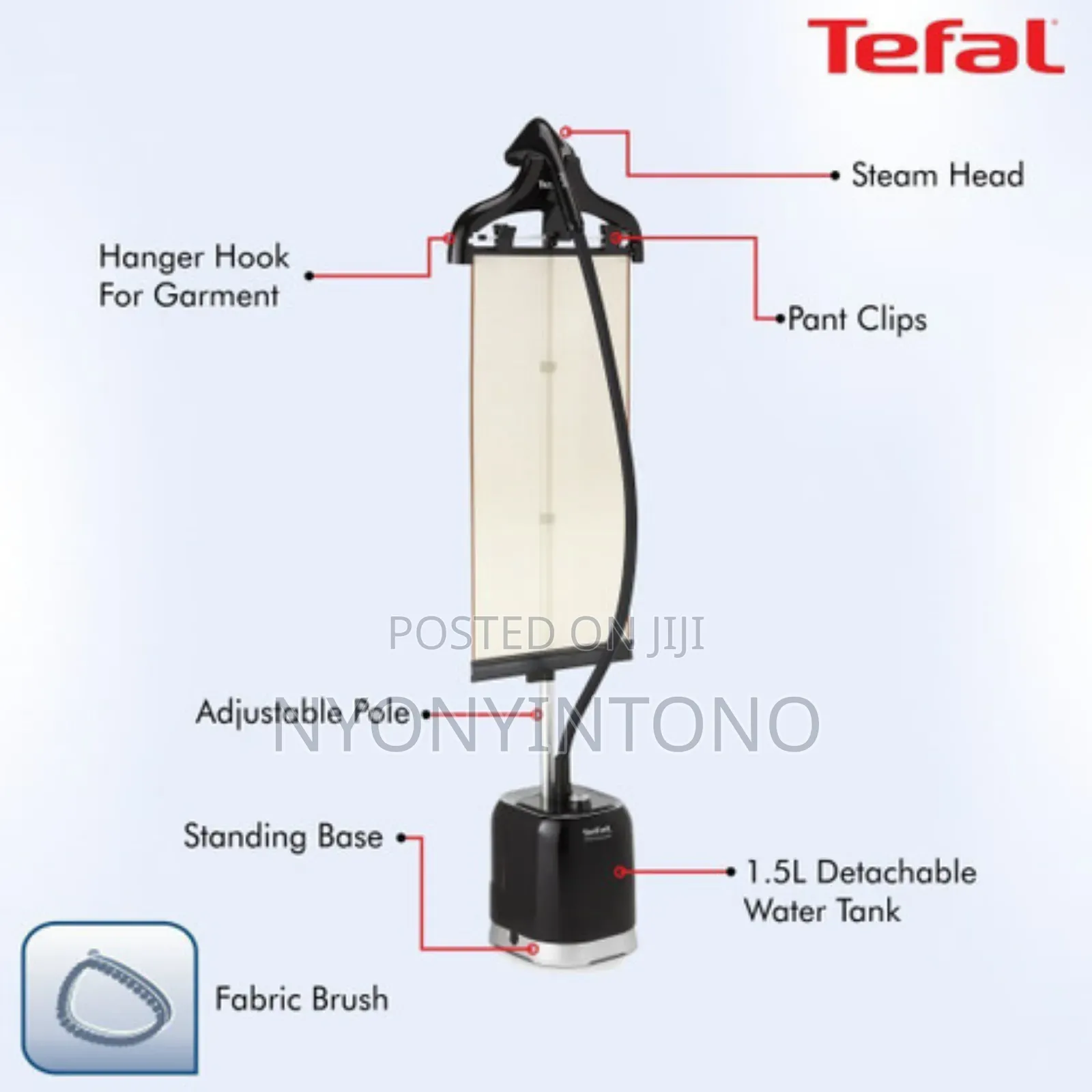 Tefal 2000w Pro Style 2 Garment Steamer It3470mo