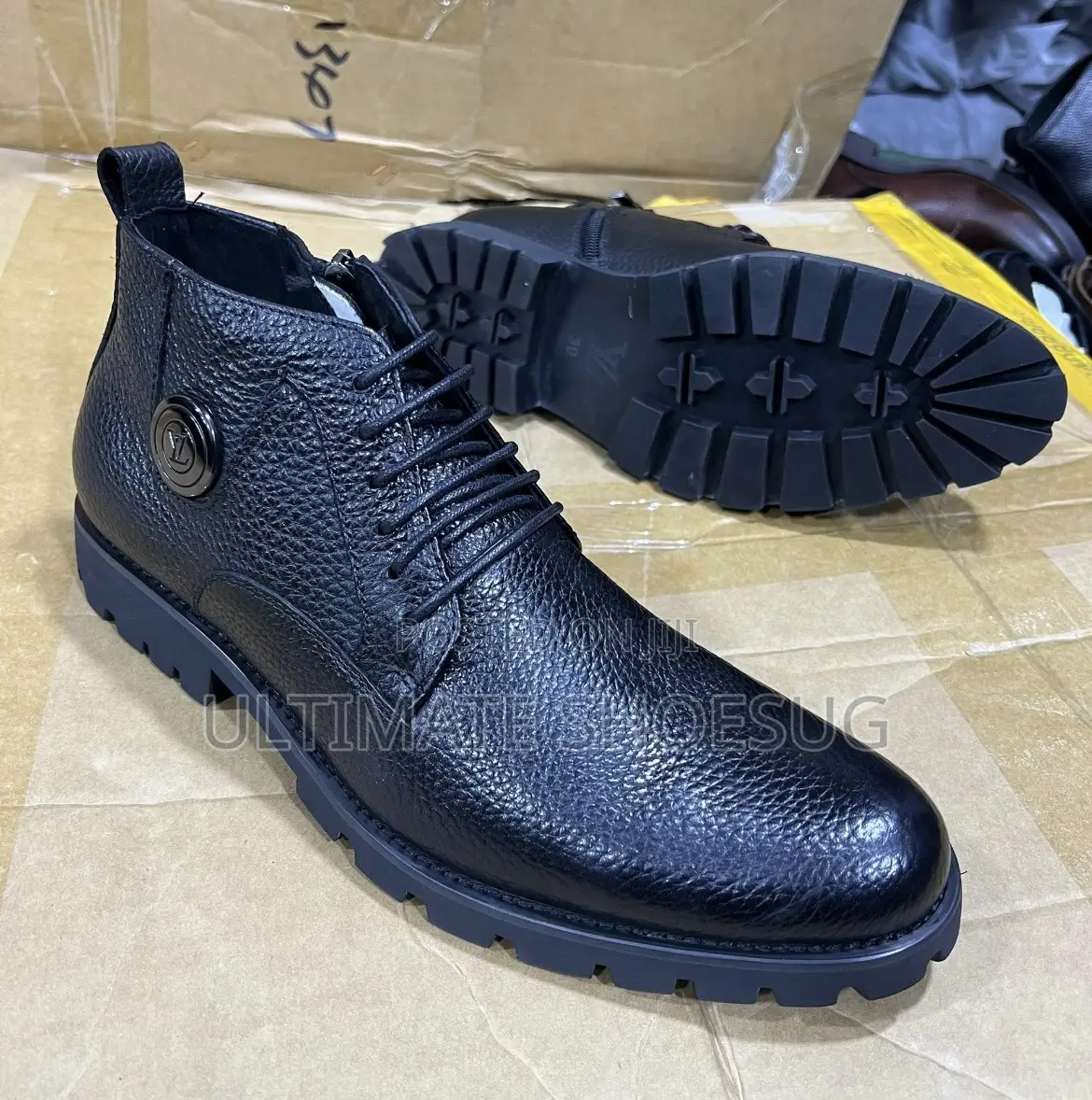 Louis Vuitton Leather Boots
