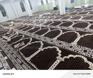 Brown Mosque Wall to Wall Woolen Carpets