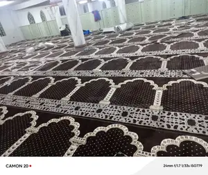 Brown Mosque Wall to Wall Woolen Carpets