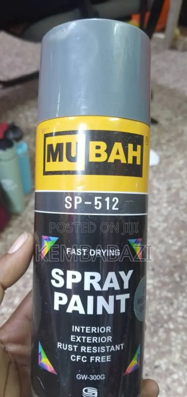 Mubah Spramubah Sp-512 Rust Resistant Spray Paint