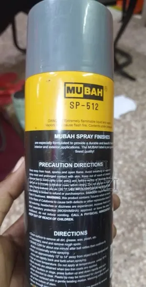 Mubah Spramubah Sp-512 Rust Resistant Spray Paint