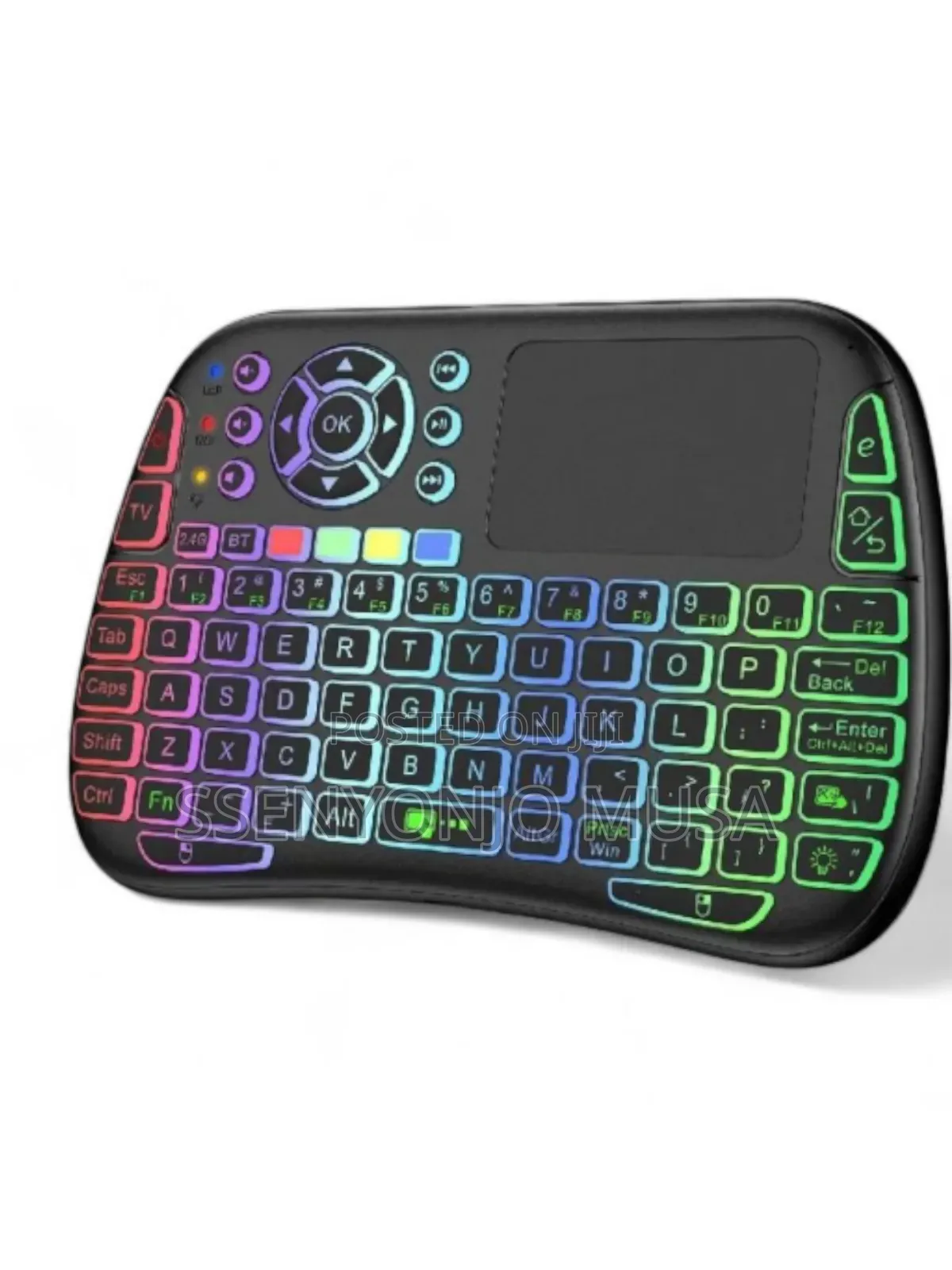M9 Wireless Mini Backlit Keyboard With Touchpad – Black