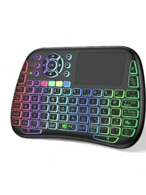 M9 Wireless Mini Backlit Keyboard With Touchpad – Black
